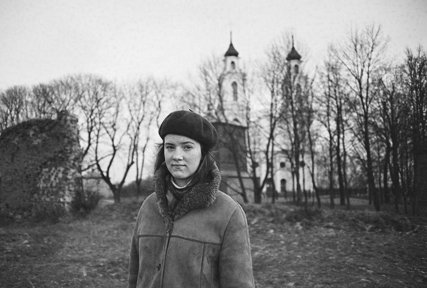 photo "Ludza Girl." tags: black&white, portrait, woman