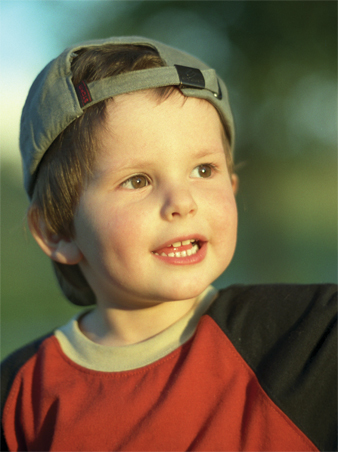 photo "In beams of a decline" tags: portrait, children