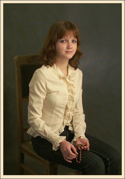 фото "Девушка с бусами" метки: портрет, дети, женщина