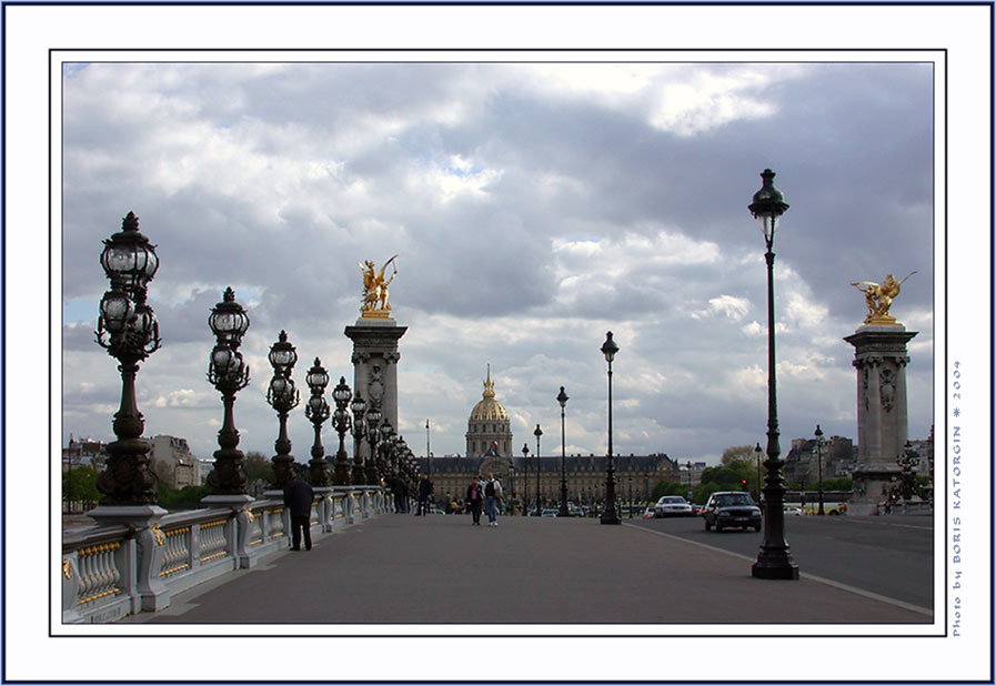 photo "On the bridge of Alexander III" tags: architecture, travel, landscape, Europe