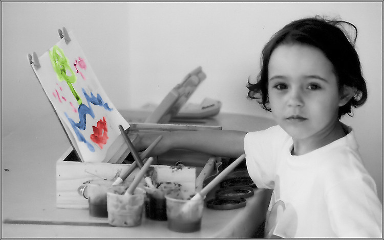 фото "Small artist" метки: портрет, дети