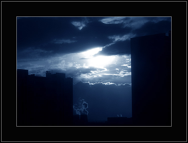 фото "Вечерний город" метки: пейзаж, архитектура, закат