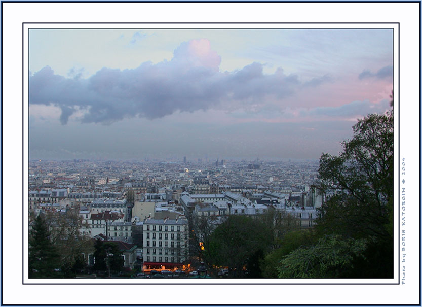photo "View on evening Paris" tags: architecture, travel, landscape, Europe