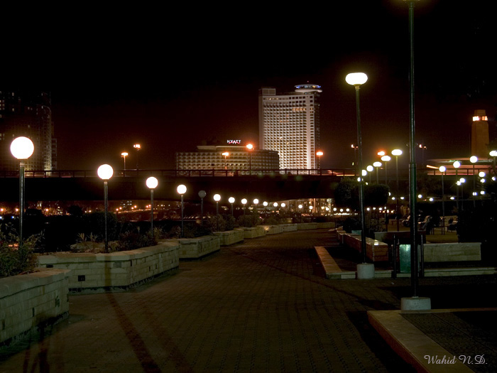 photo "Evening stroll by the Nile." tags: architecture, landscape, 