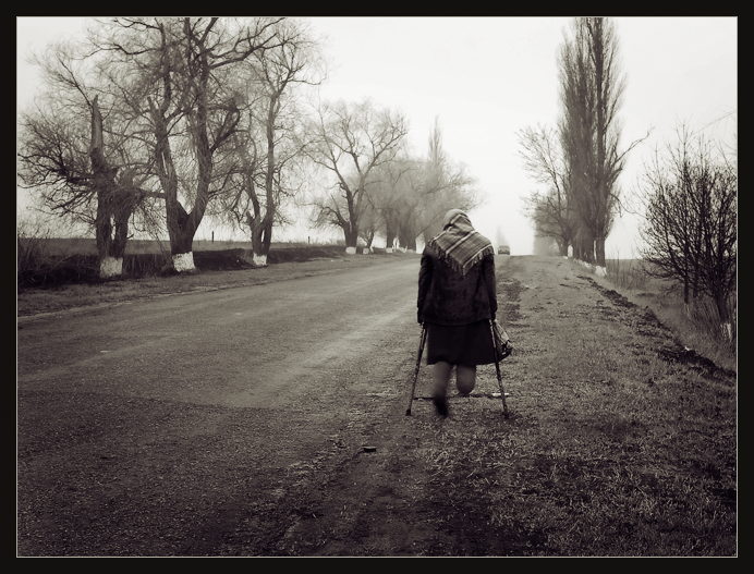 photo "Life of rural roads (4)" tags: genre, black&white, 