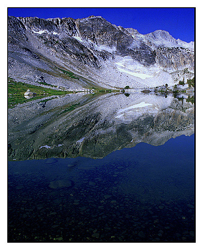 photo "Reflection on Sadlebag Lake" tags: travel, North America