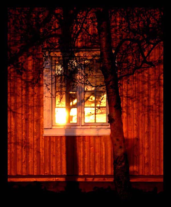 photo "Reflection number 1" tags: abstract, landscape, sunset