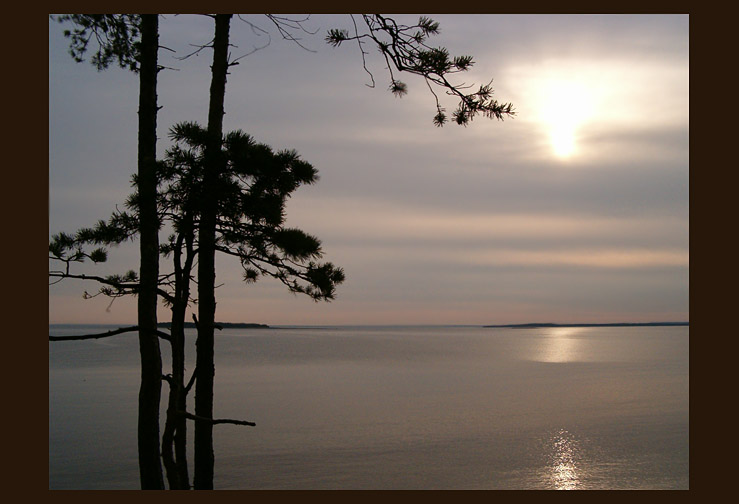 photo "The lazy sun" tags: landscape, sunset, water