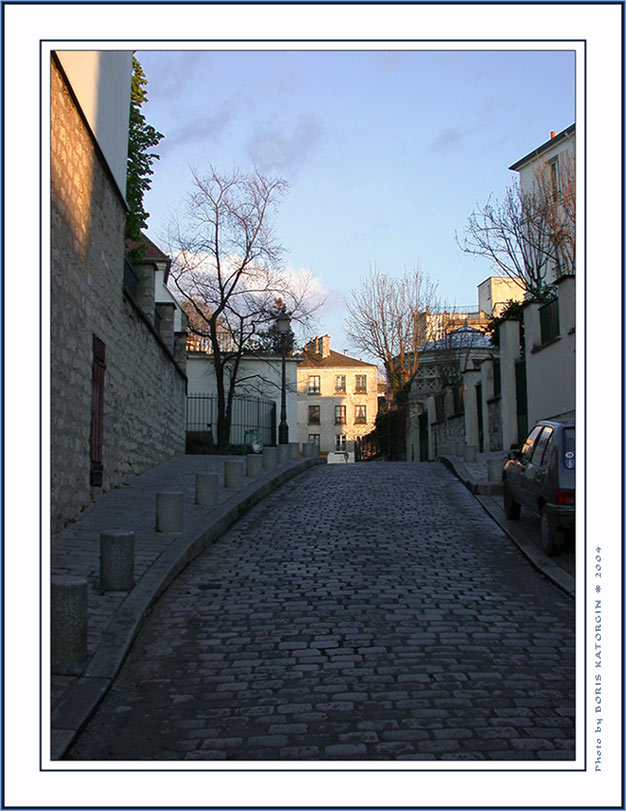 photo "* 2 * from a serial " Streets of Montmartre "" tags: architecture, travel, landscape, Europe