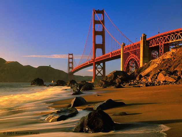 фото "Golden Gate" метки: пейзаж, путешествия, Северная Америка, закат