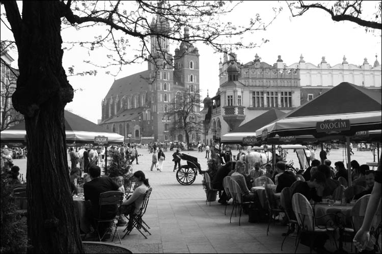 photo "Krakow" tags: black&white, 