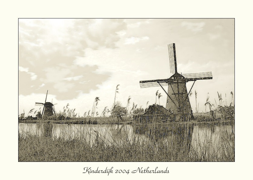 фото "Киндердайк Нидерланды" метки: путешествия, Европа