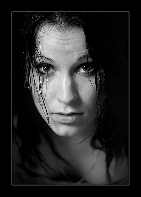 photo "Eyes" tags: portrait, black&white, woman