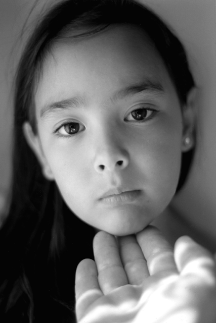 фото "Kathy at 7" метки: портрет, черно-белые, дети