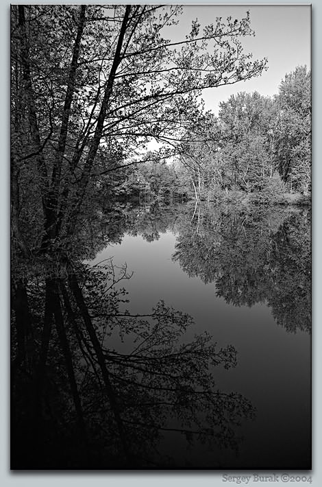 photo "Silent place - 2" tags: landscape, black&white, 