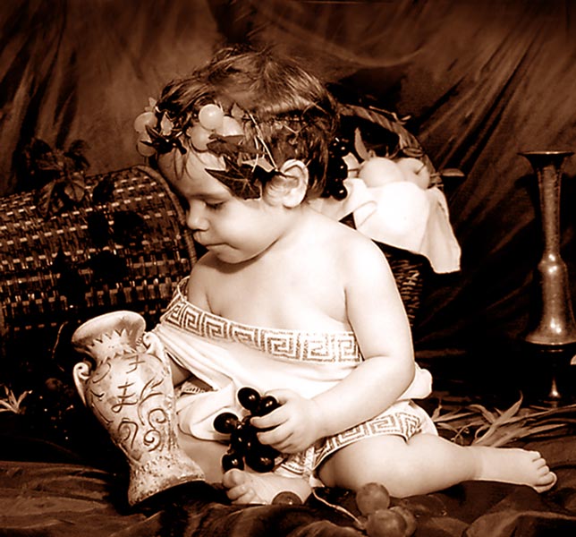 photo "Bachus-baby" tags: old-time, portrait, children