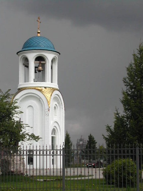 photo "Before a rain..." tags: architecture, landscape, clouds