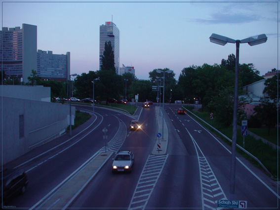 photo "Downtown of Vienna in the night" tags: landscape, night