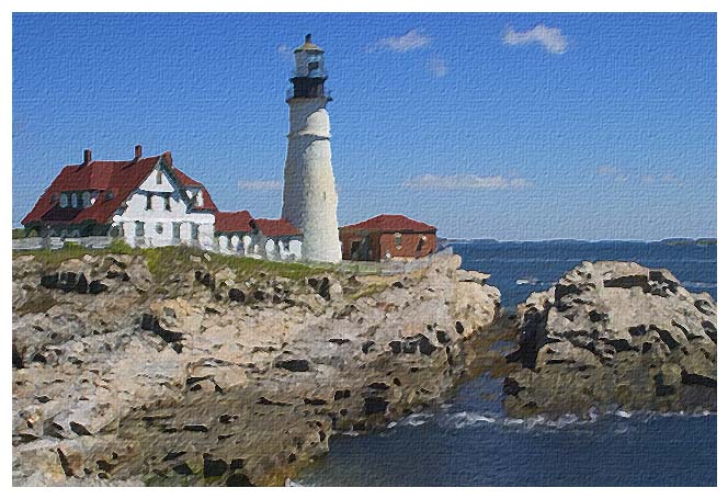 photo "Portland Head Light" tags: travel, landscape, North America, water