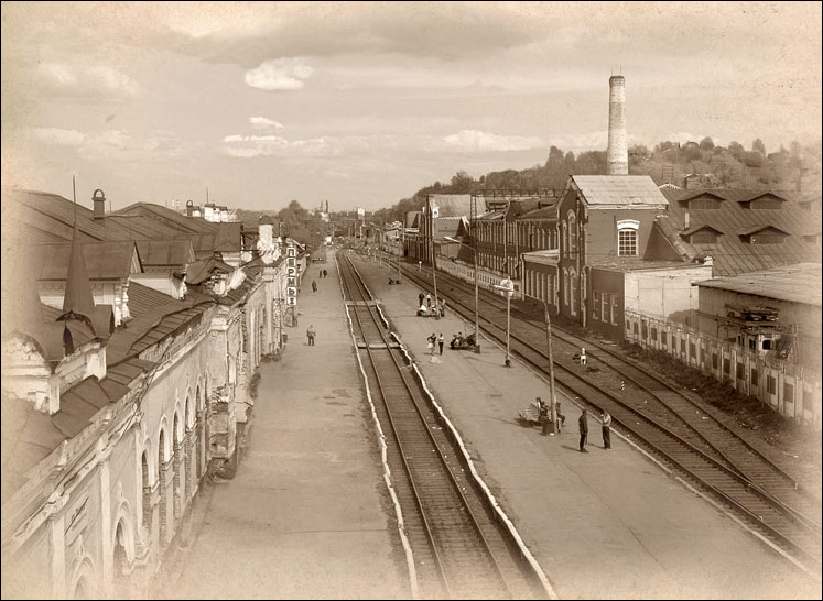 photo "Perm City. Old railway station" tags: architecture, landscape, 