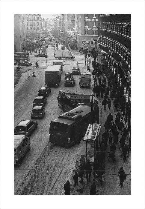 photo "Ice-crusted Сity" tags: travel, black&white, Europe