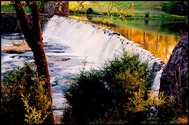 фото "Water falls on South Fork River:  Carlton, Ga." метки: природа, пейзаж, вода