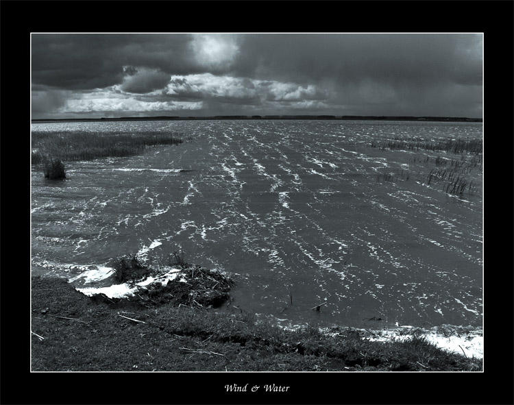 photo "Wind & Water" tags: landscape, black&white, water