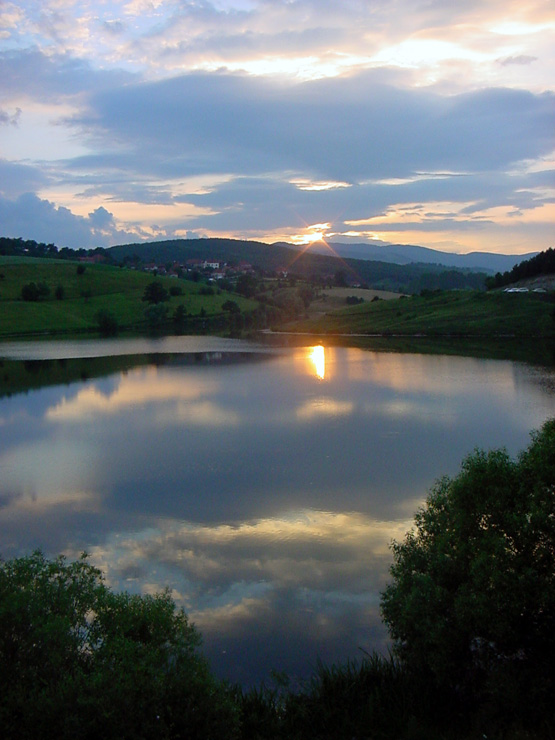 photo "Evening on lake" tags: landscape, sunset, water