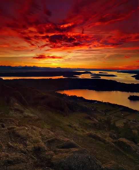 photo "Mount Eerie Sunrise" tags: landscape, mountains, sunset
