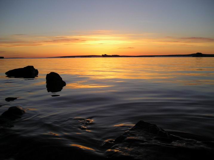 photo "Decline on estuary" tags: landscape, night, water