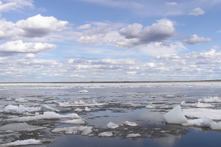 photo "Ice and clouds" tags: landscape, nature, spring