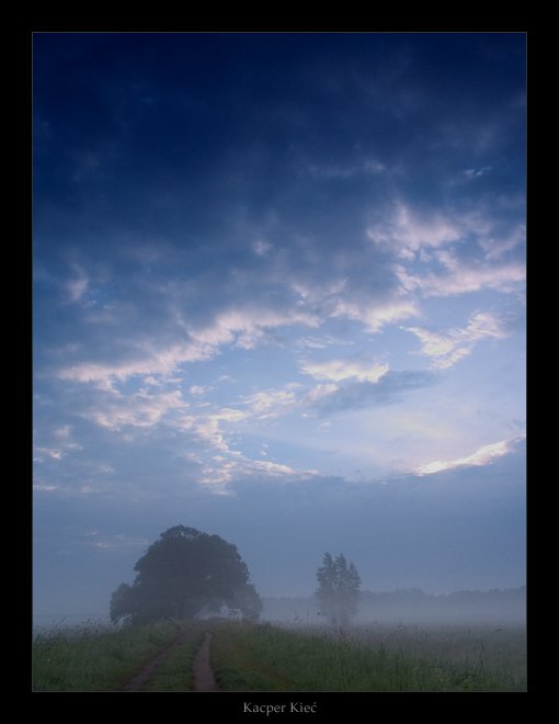 фото "sleepy fields" метки: пейзаж, закат, лето