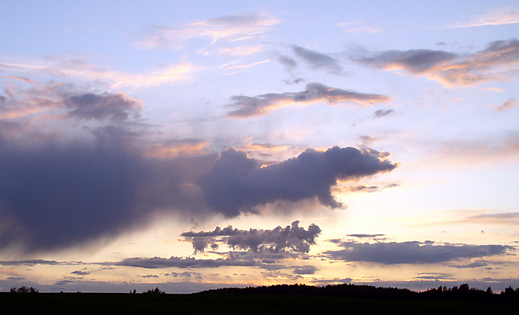 photo "Sky traveller" tags: landscape, clouds, sunset