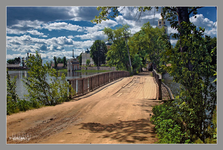 photo "Road to Nilova Pustin." tags: landscape, summer, water