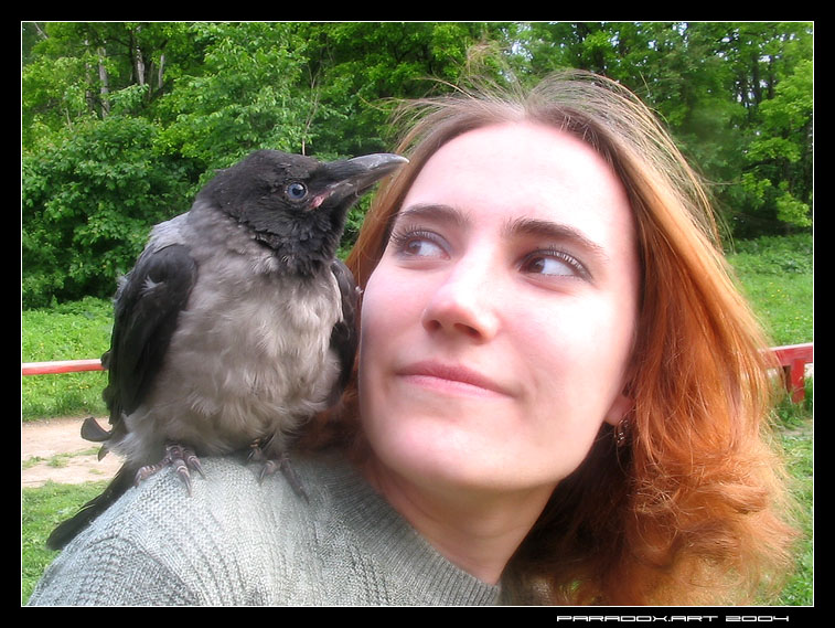 photo "..." tags: portrait, nature, wild animals, woman