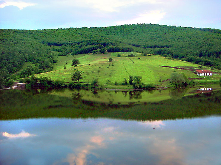 photo "Evening on lake 2." tags: landscape, summer, water