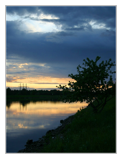 photo "Evening on the Volga river" tags: landscape, summer, sunset