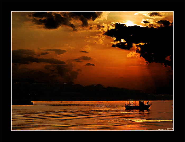 photo "evening on Nesebar" tags: landscape, water