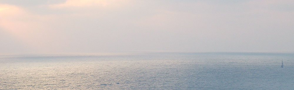 photo "Panorama Peace in the Horizon Line" tags: abstract, landscape, water