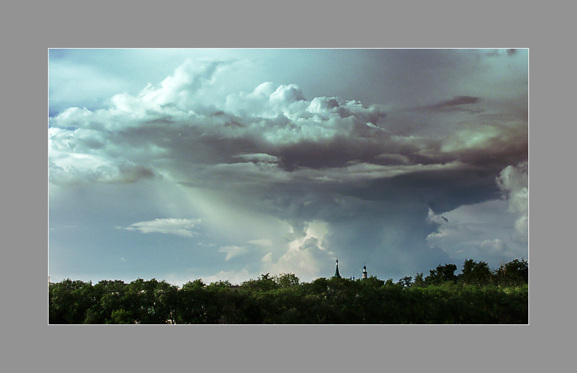 photo "Leaving storm" tags: landscape, clouds, summer