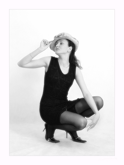 photo "Vika" tags: portrait, black&white, woman