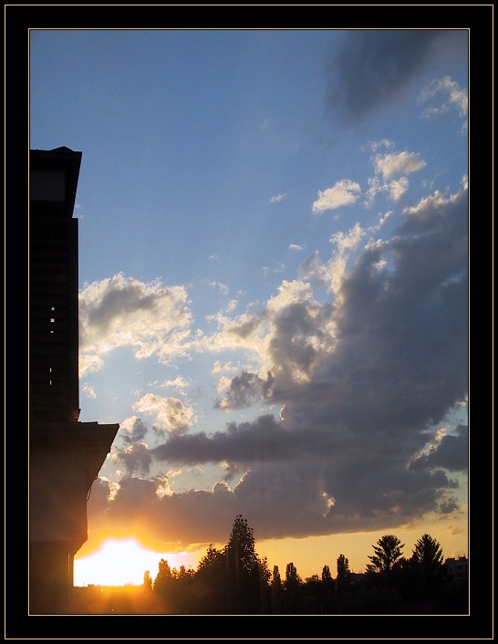 фото "A View Fom My Balcony" метки: пейзаж, закат, лето