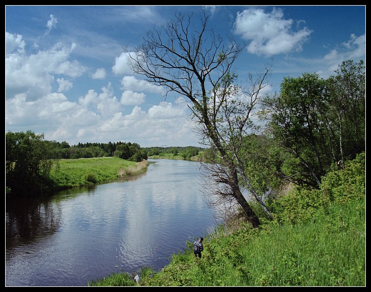 photo "Dubna river (variant)" tags: landscape, summer, water