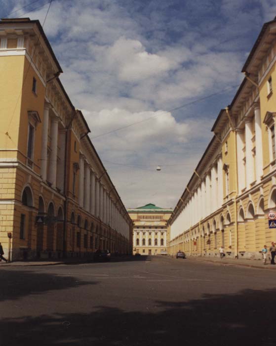 фото "Улица Зодчего Росси" метки: архитектура, пейзаж, 