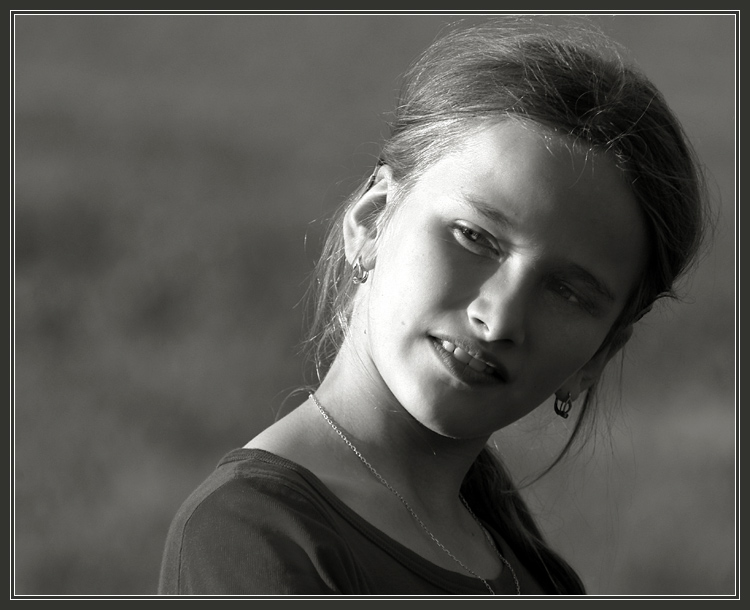 photo "The Look" tags: portrait, black&white, children