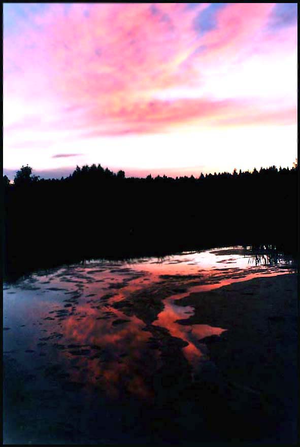 фото "Зеркальность Мира" метки: пейзаж, вода, закат