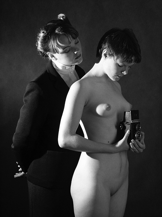 photo "Photographer and Model. Izochrom 65" tags: nude, genre, 