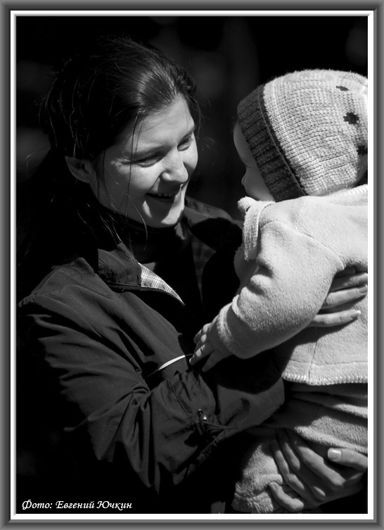 photo "Female happiness" tags: genre, black&white, 