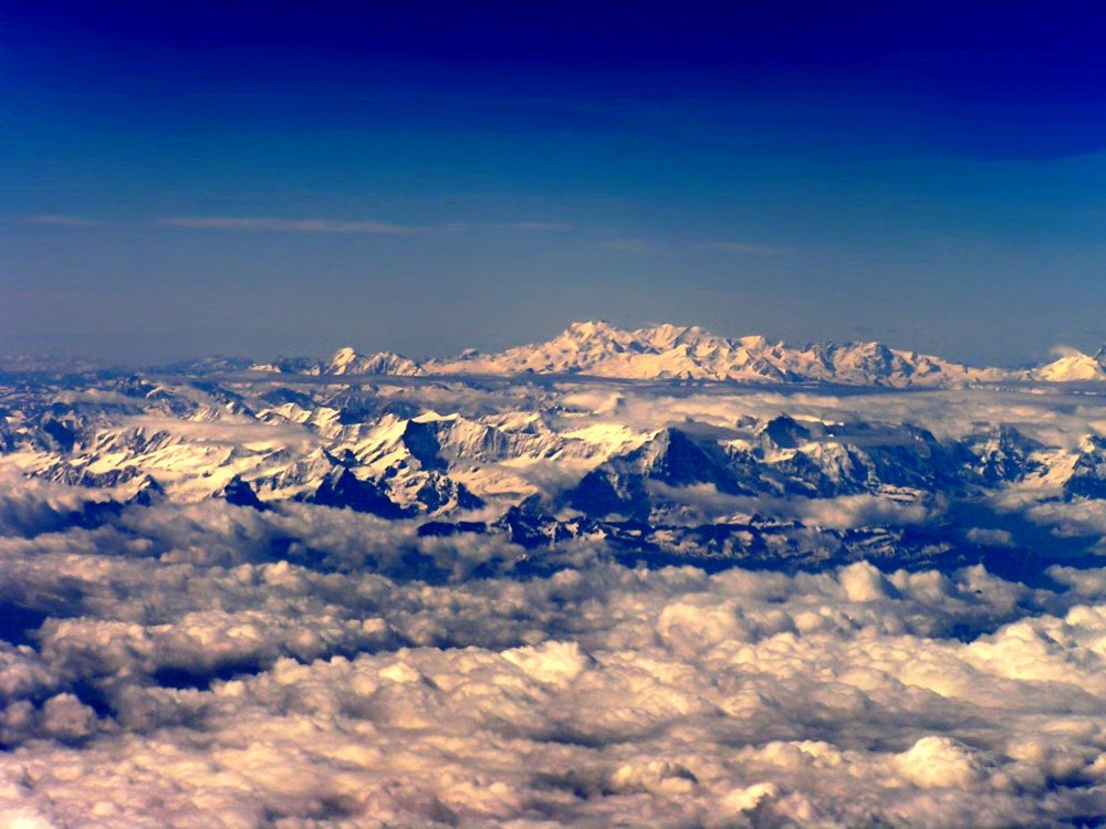 photo "Alps" tags: landscape, clouds, mountains