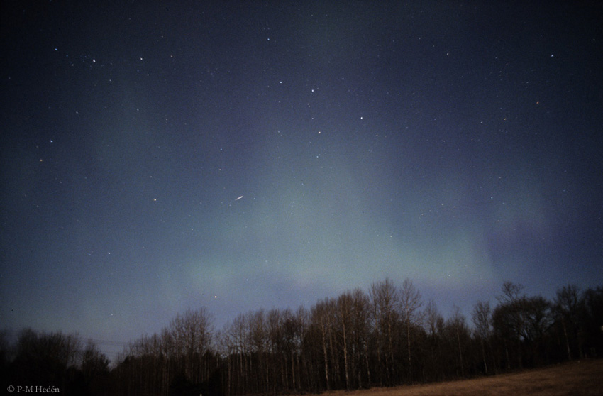 photo "Meteor/aurora borealis" tags: landscape, night